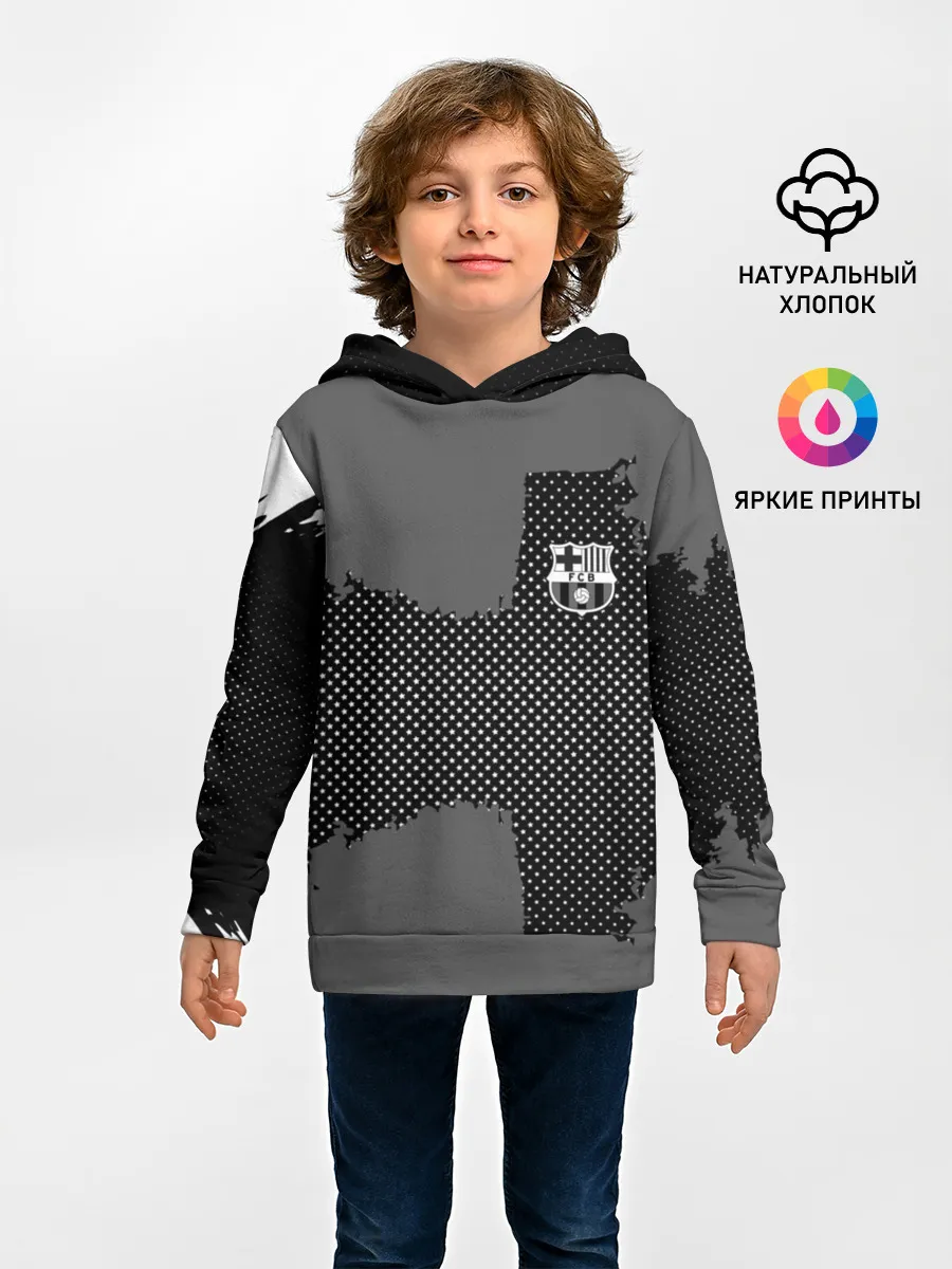 Детское худи / BARCELONA SPORT GRAY