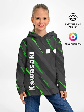 Детское худи / KAWASAKI / КАВАСАКИ / SPORT