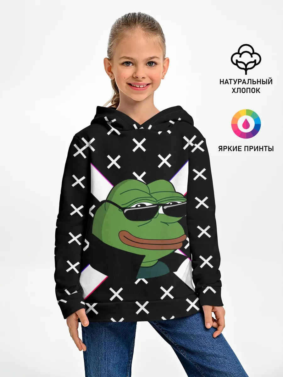 Детское худи / Pepe в очках EZ