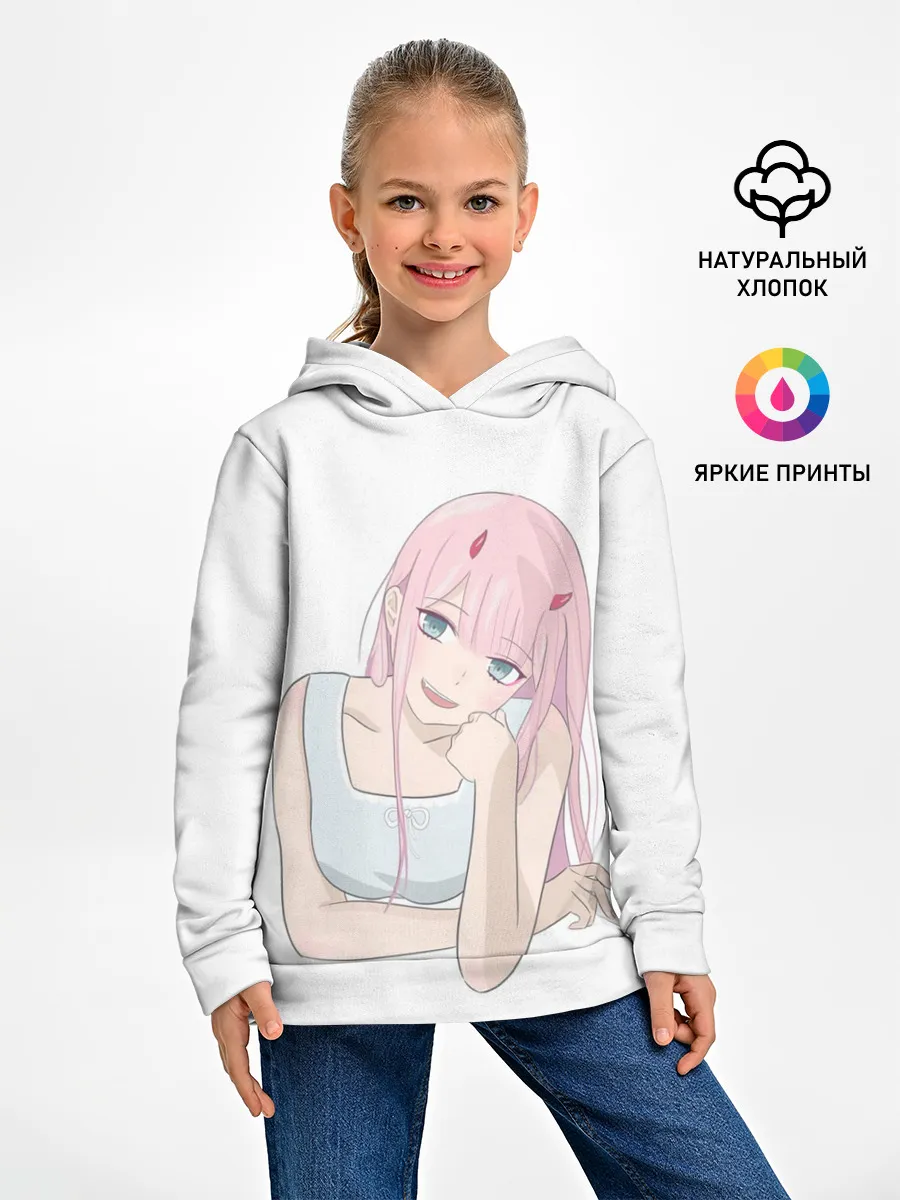 Детское худи / Милая Zero Two