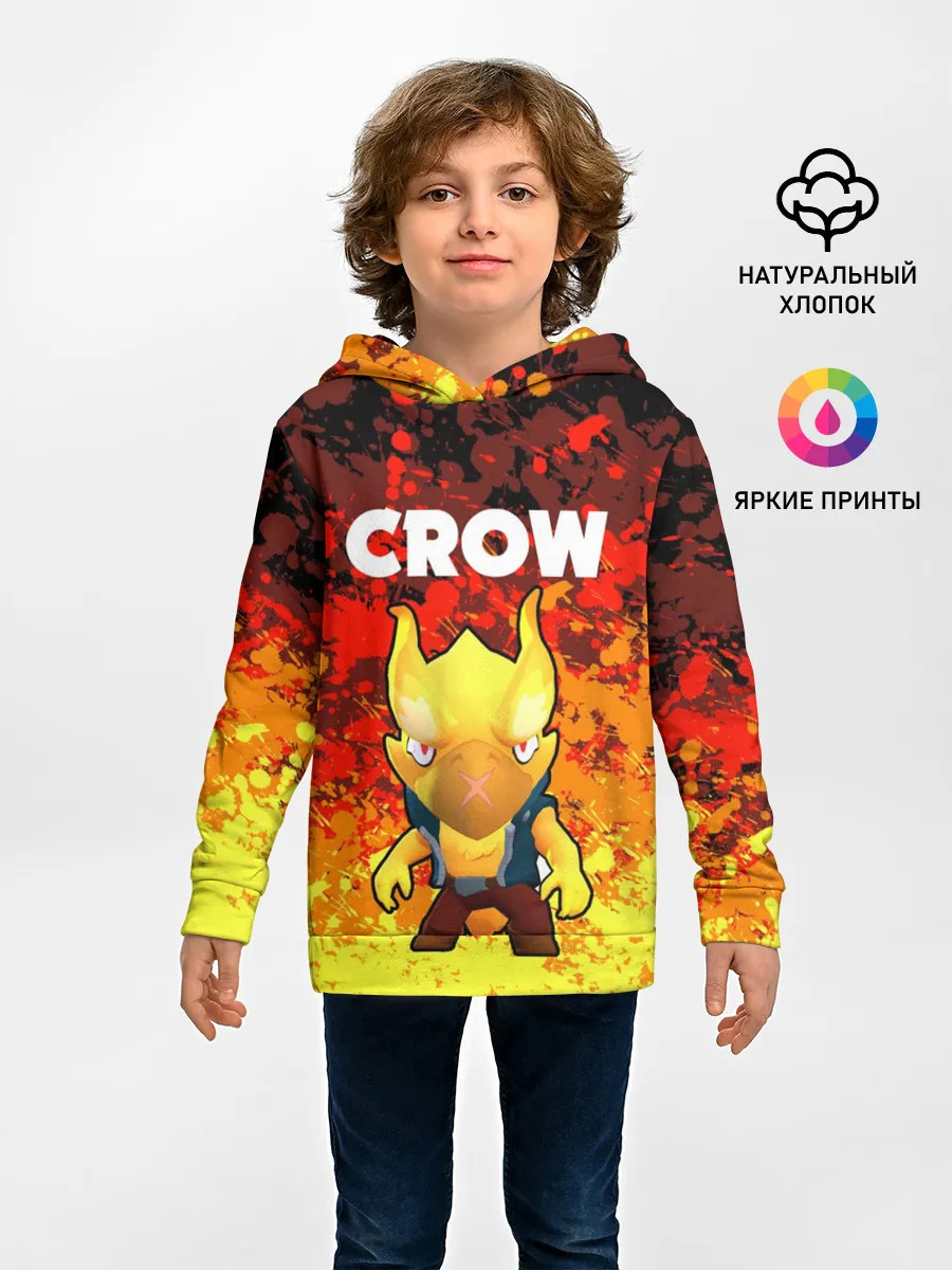 Детское худи / BRAWL STARS CROW PHOENIX