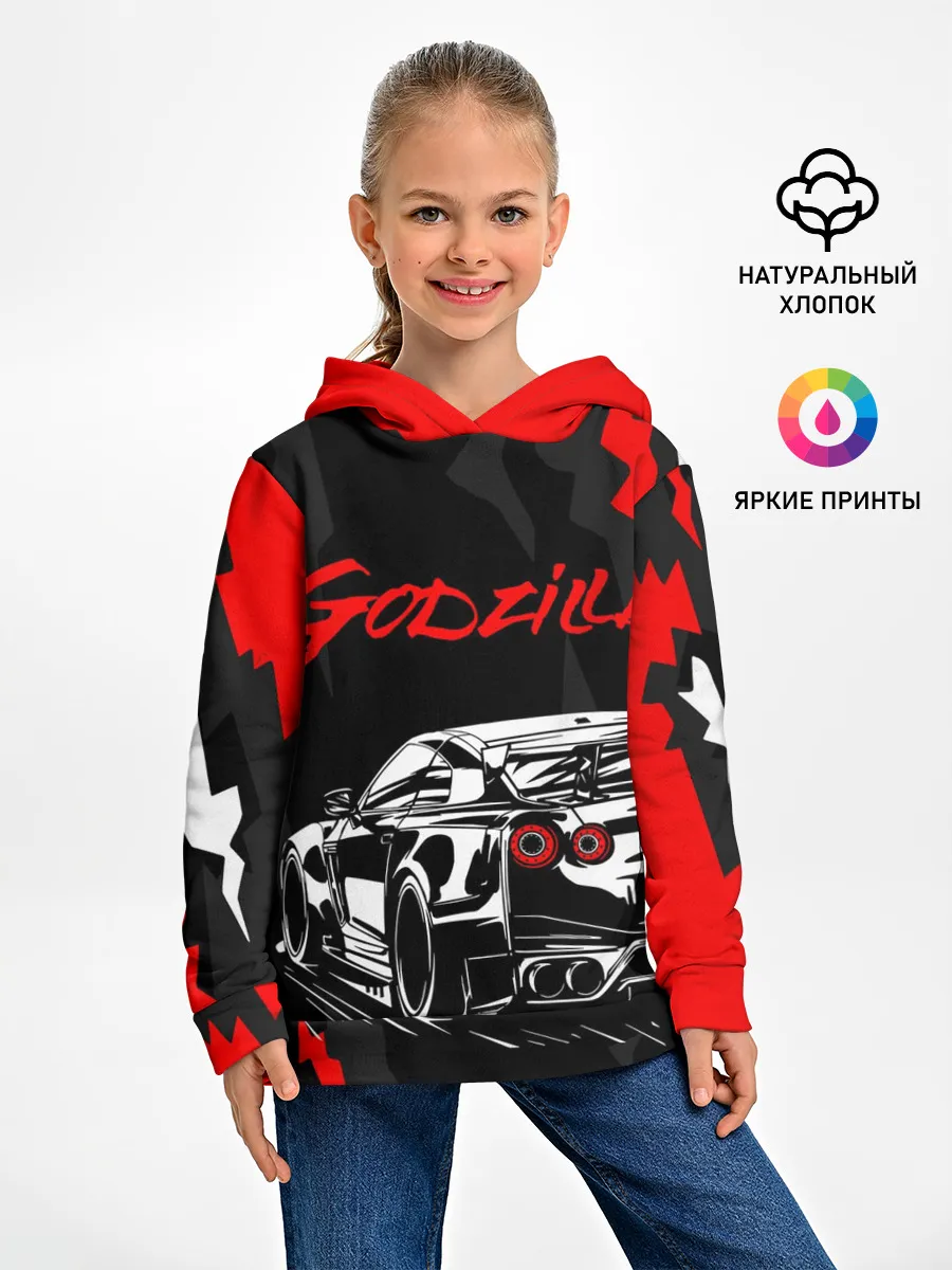 Детское худи / NISSAN GT-R / GODZILLA