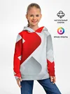 Детское худи / 3D SPORT STYLE RED / WHITE