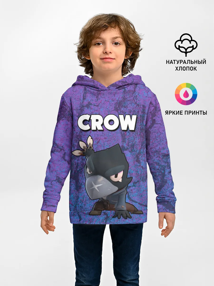 Детское худи / BRAWL STARS CROW