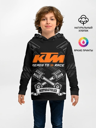 Детское худи / KTM MOTORCYCLES / КТМ МОТОЦИКЛЫ