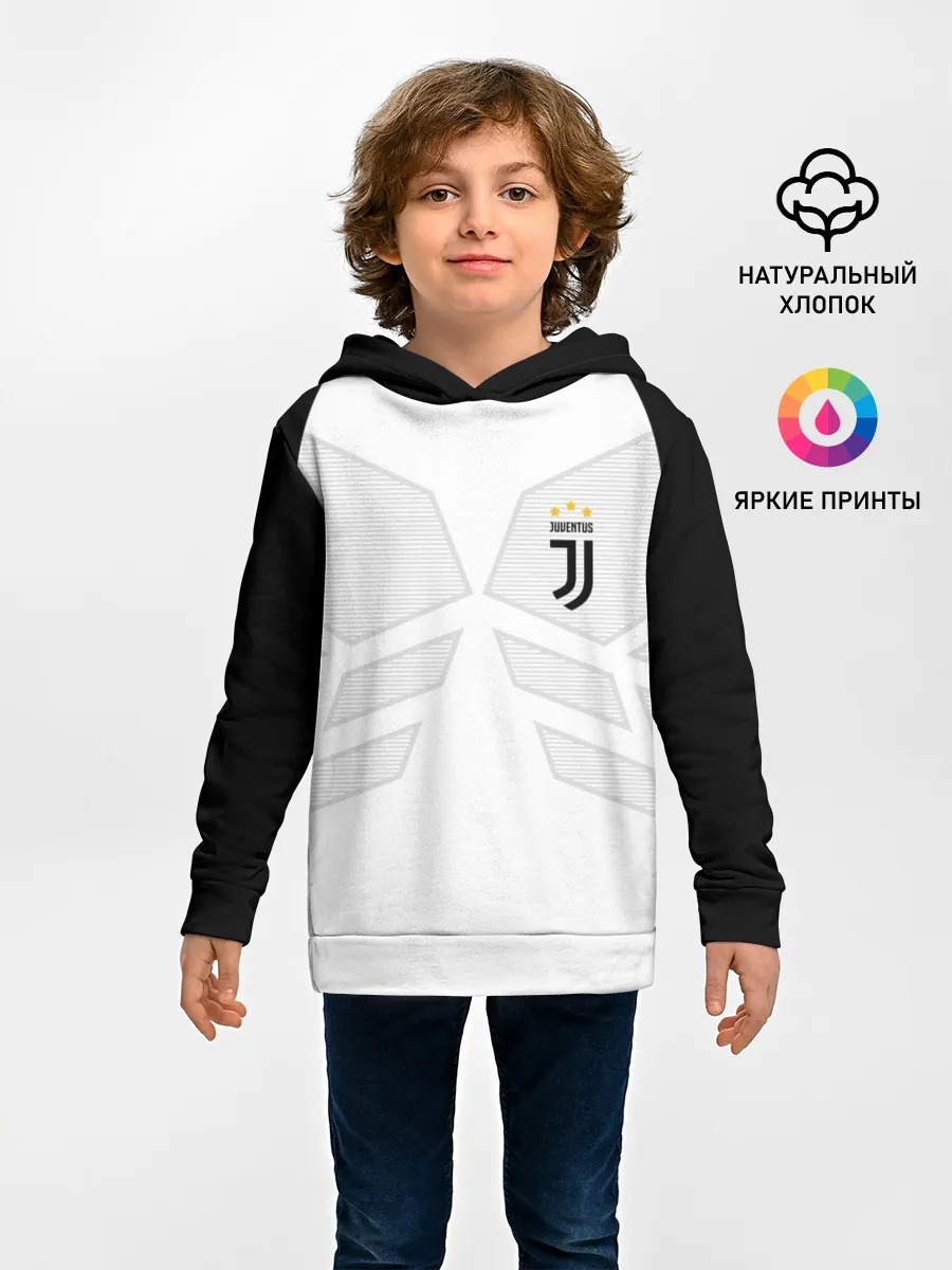 Детское худи / JUVENTUS SPORT (НА СПИНЕ)