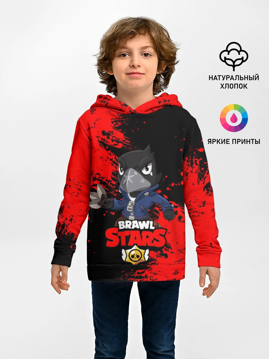 Детское худи / Brawl Stars Crow