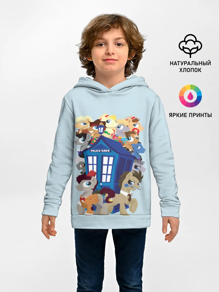 Детское худи / My little pony x Doctor Who