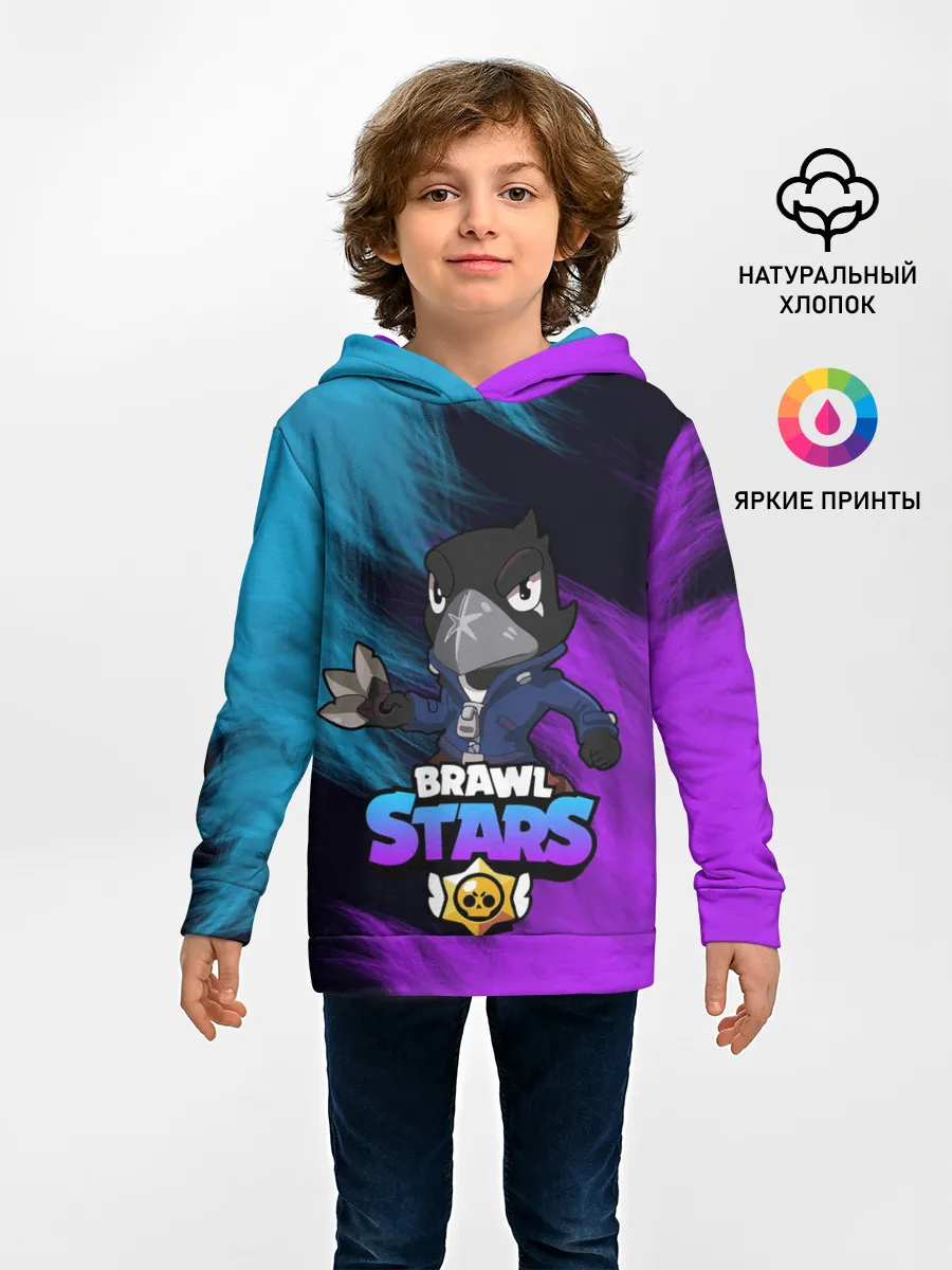 Детское худи / Brawl Stars CROW