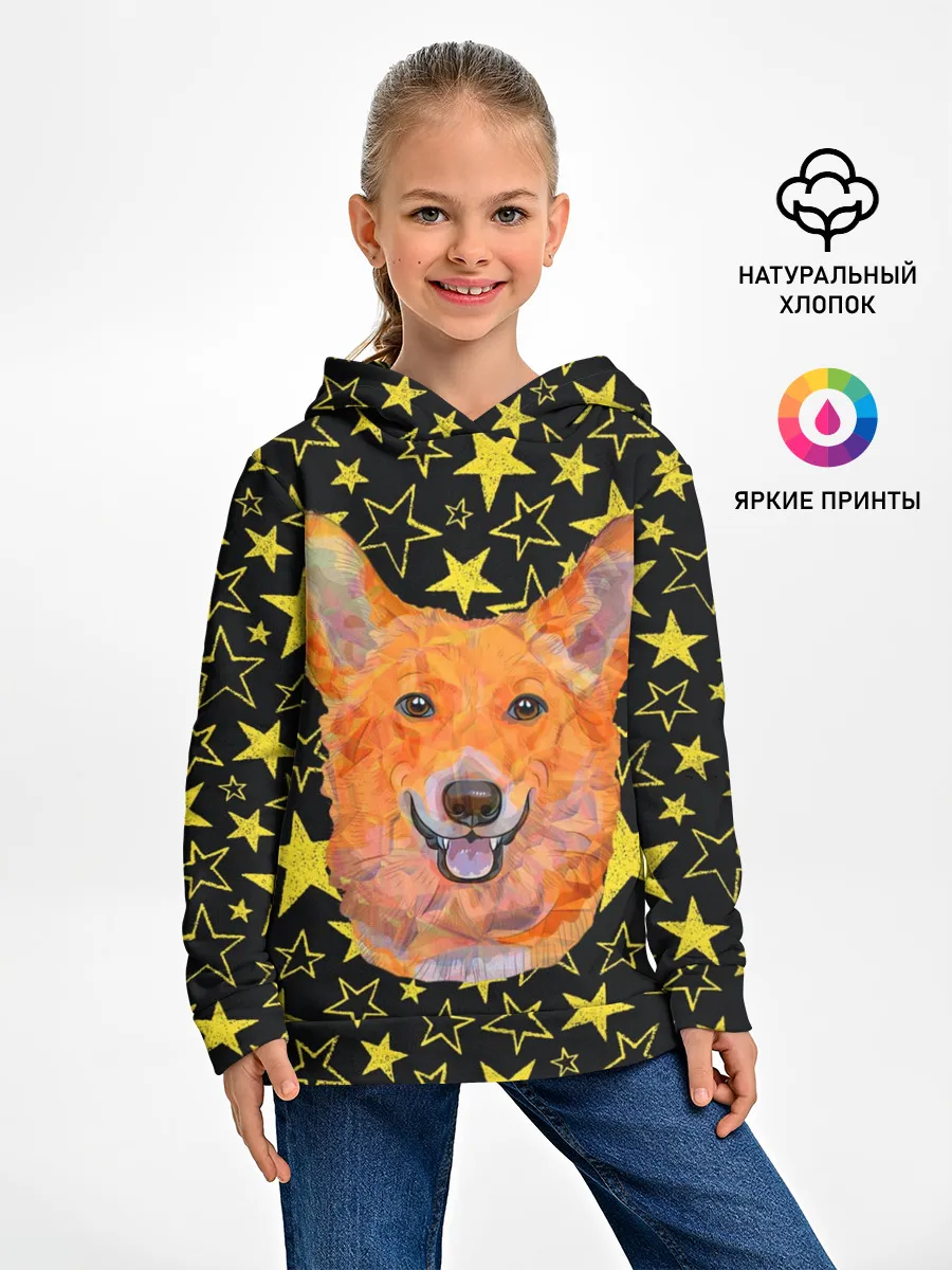 Детское худи / Corgi | Stars