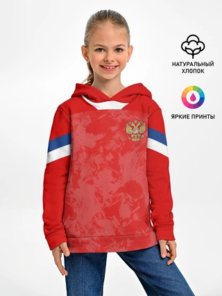 Детское худи / Russia home EURO 2020