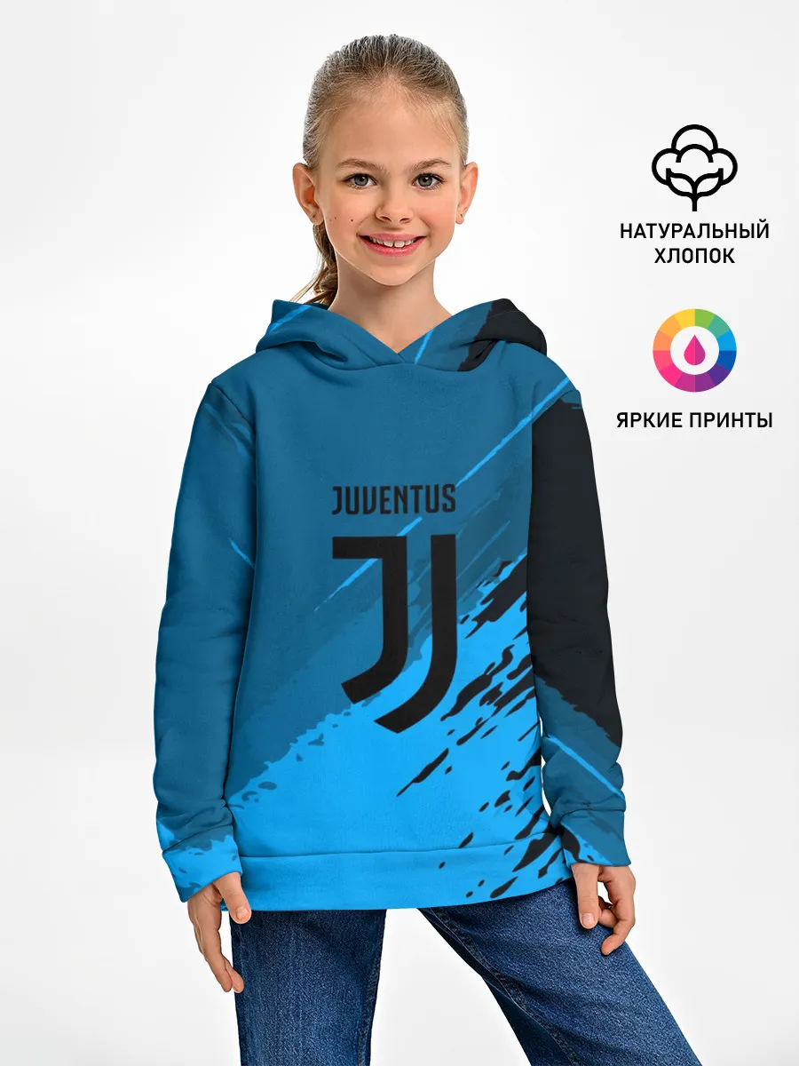 Детское худи / FC Juventus abstract style