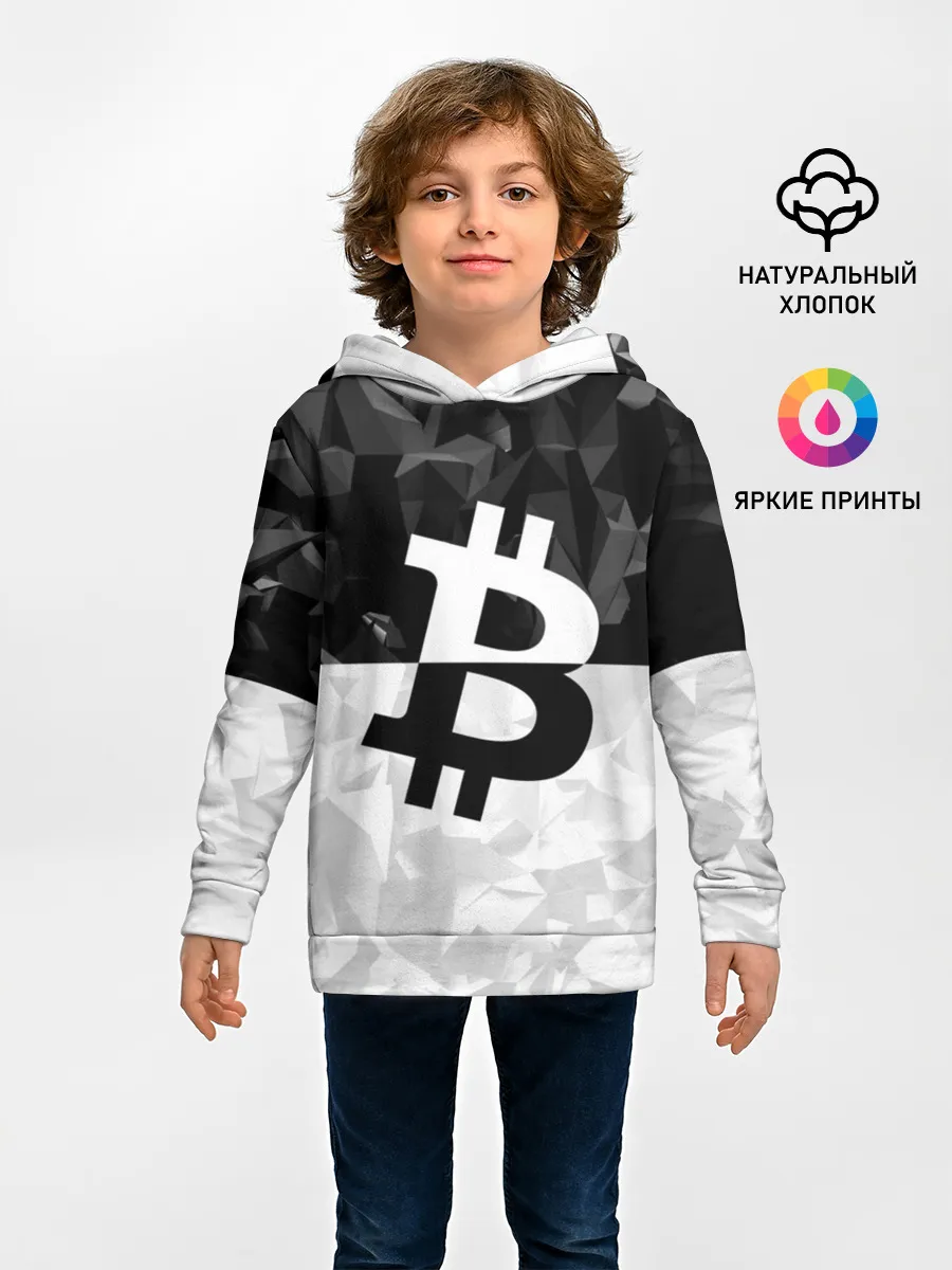 Детское худи / BITCOIN Black Collection