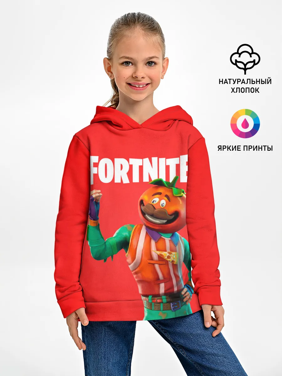 Детское худи / Fortnite (Tomato)