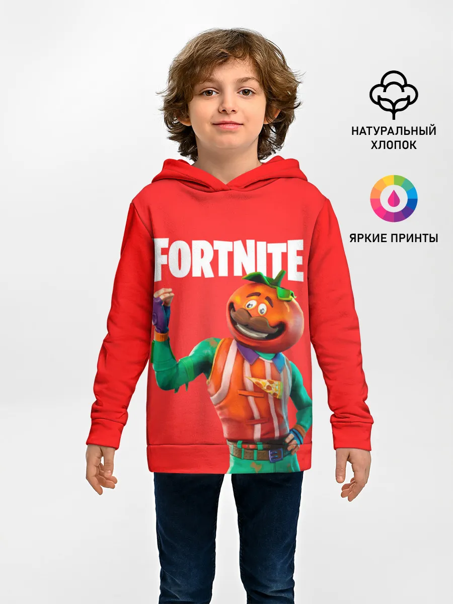 Детское худи / Fortnite (Tomato)