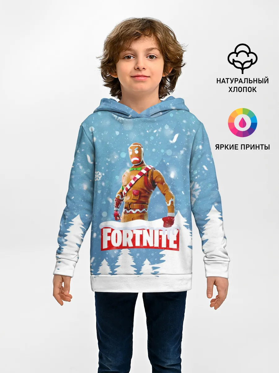 Детское худи / Новогодний Fortnite