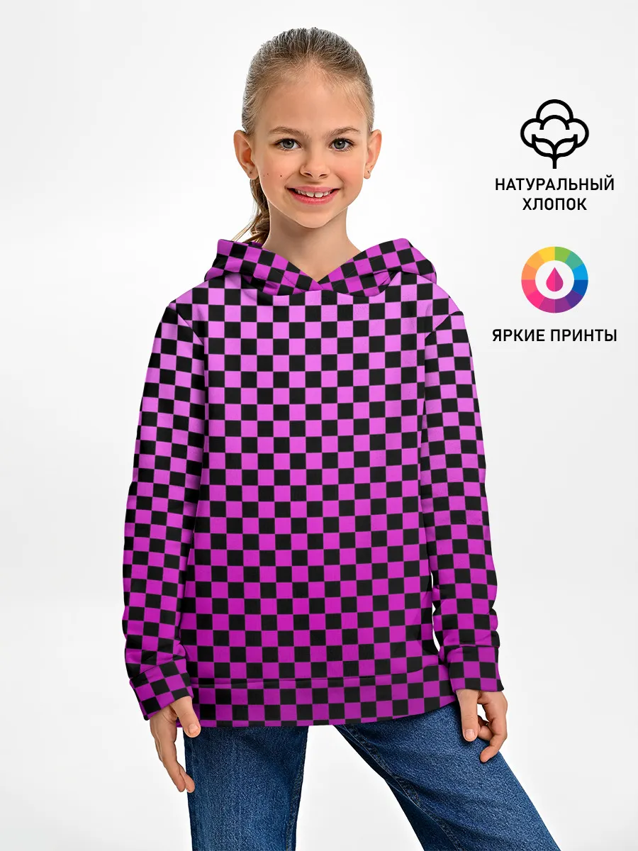 Детское худи / Checkerboard Color