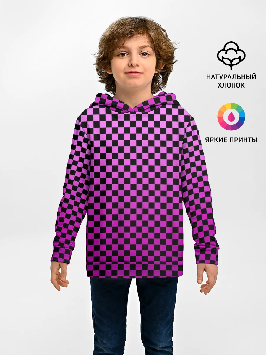 Детское худи / Checkerboard Color