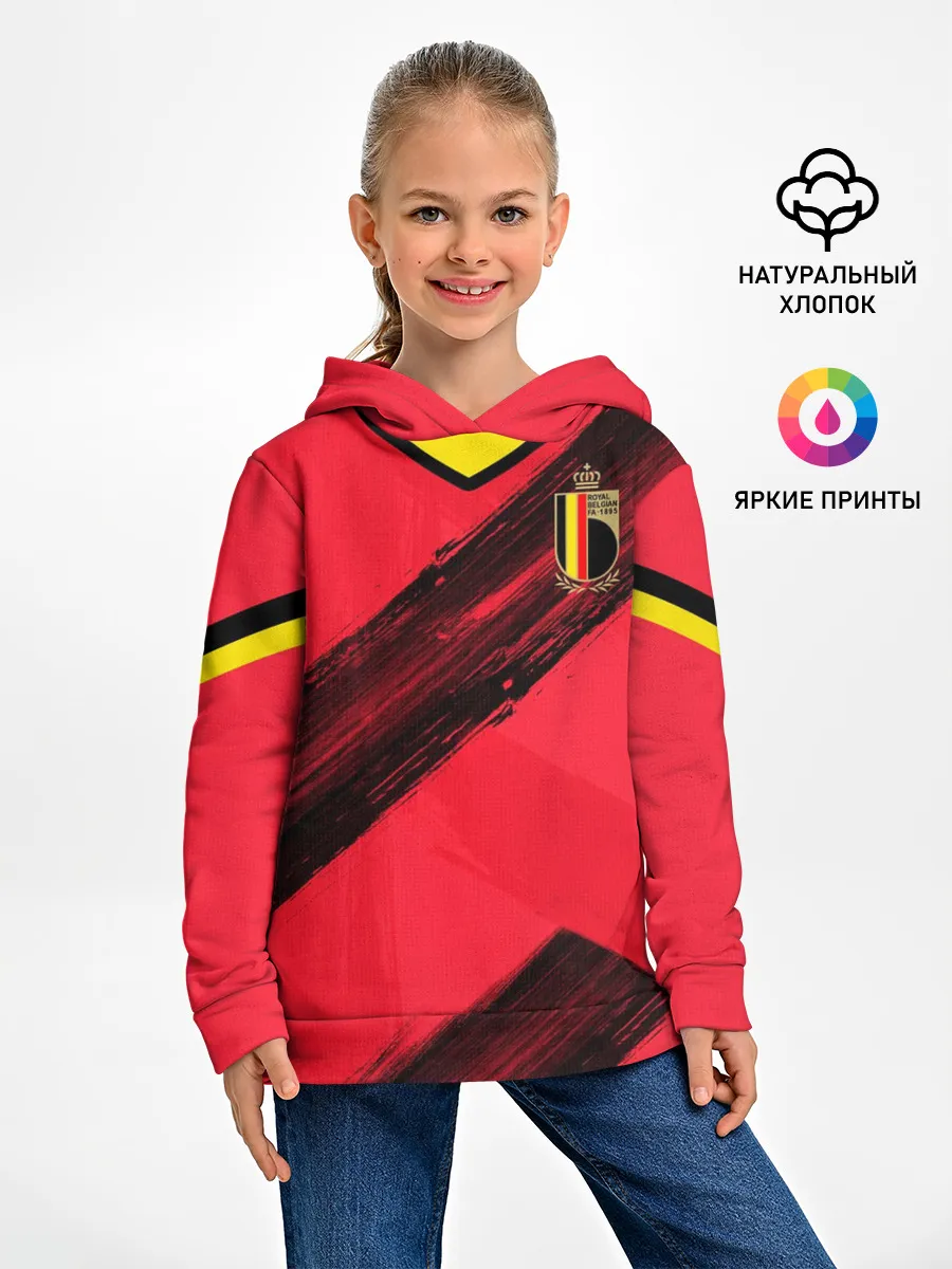 Детское худи / Belgium home EURO 2020