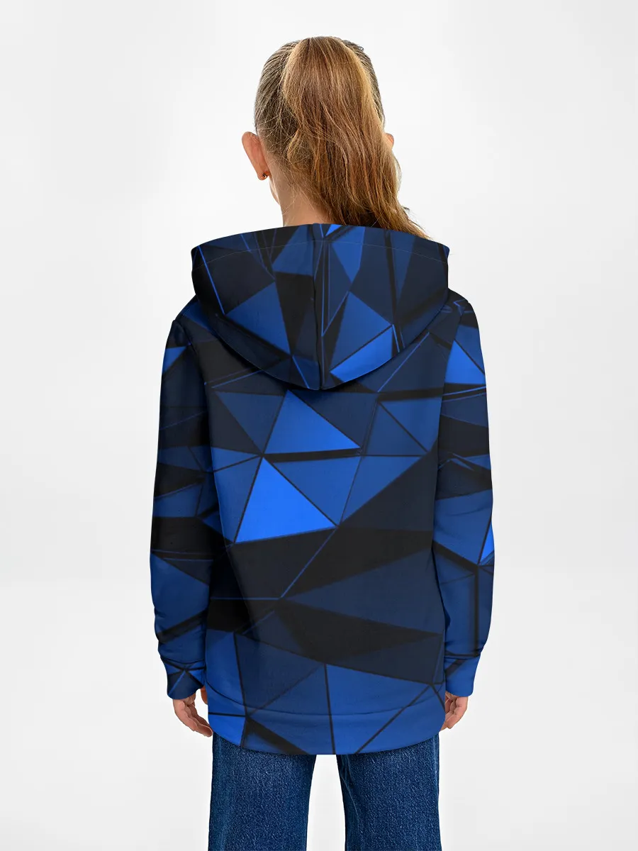 Детское худи / Blue abstraction collection