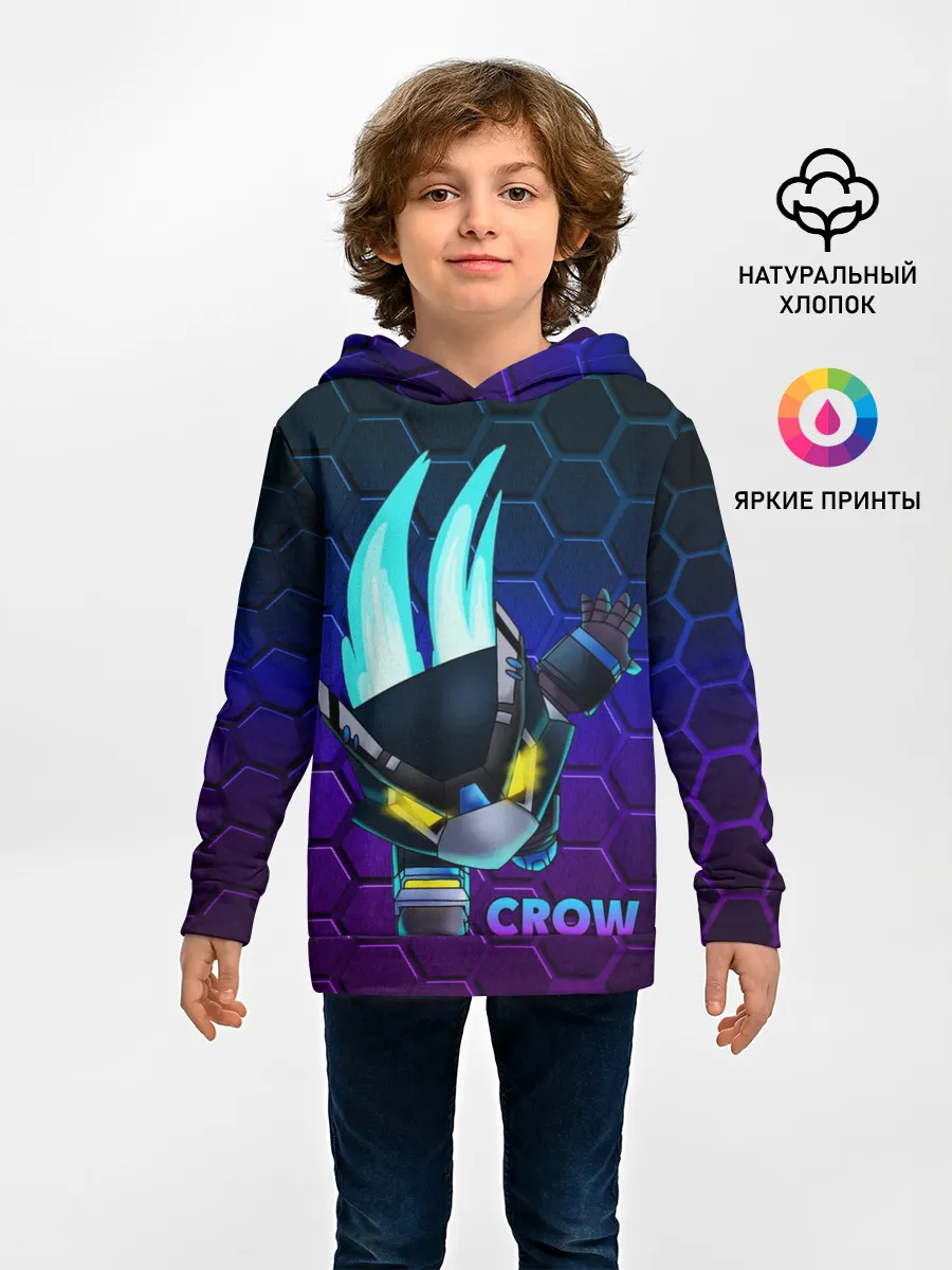 Детское худи / Brawl Stars CROW