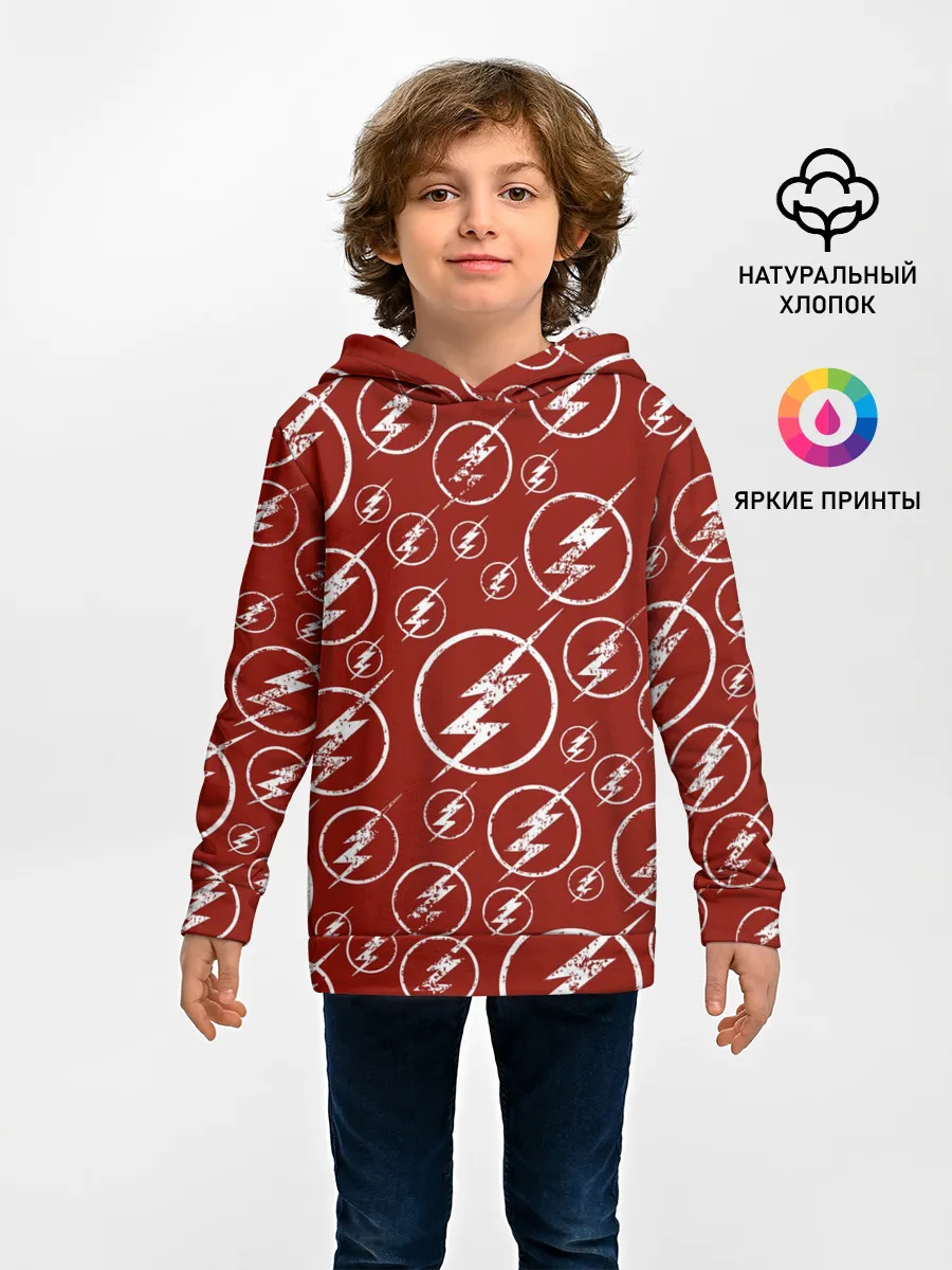 Детское худи / The Flash Logo Pattern