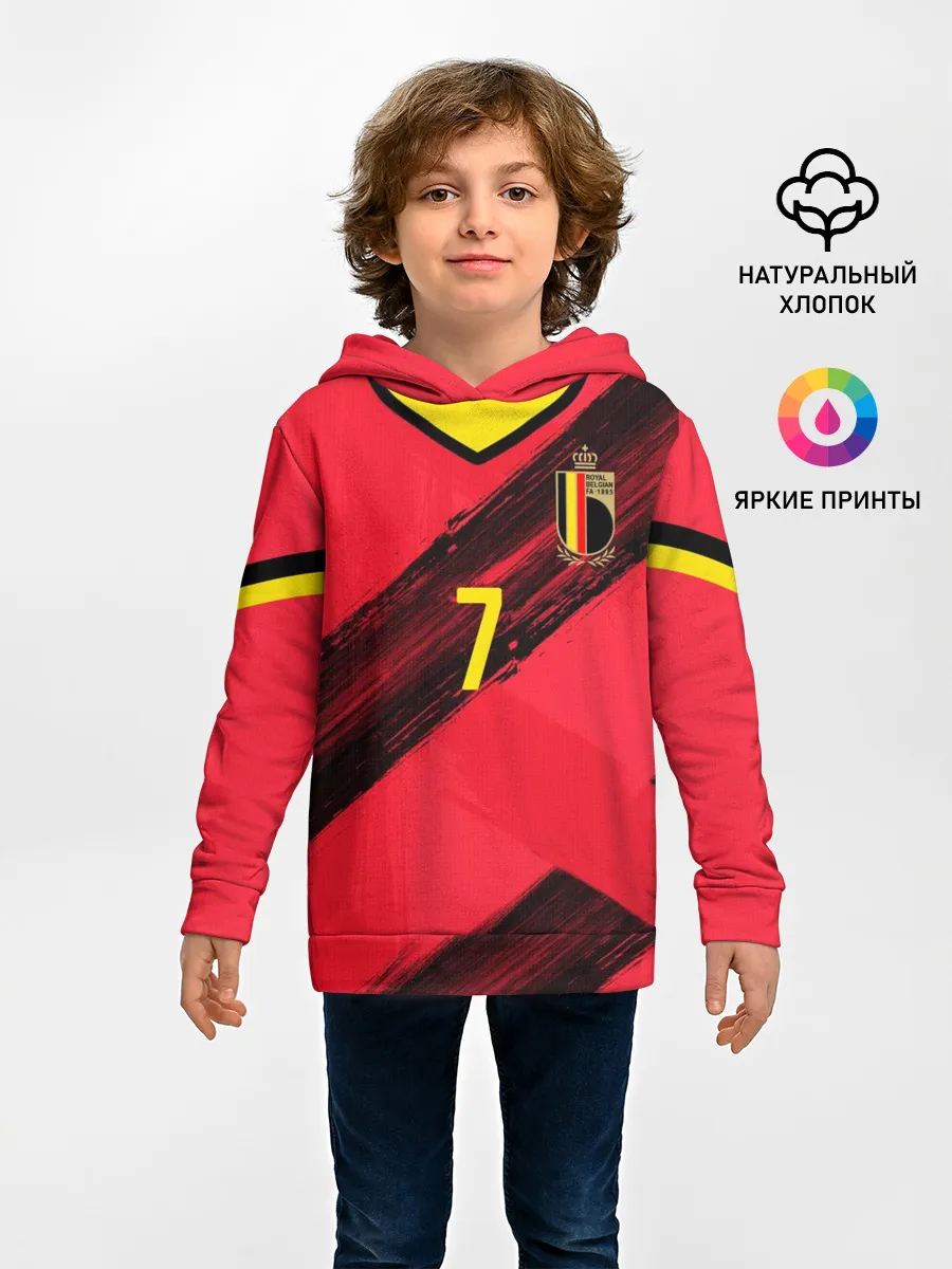 Детское худи / De Bruyne home EURO 2020