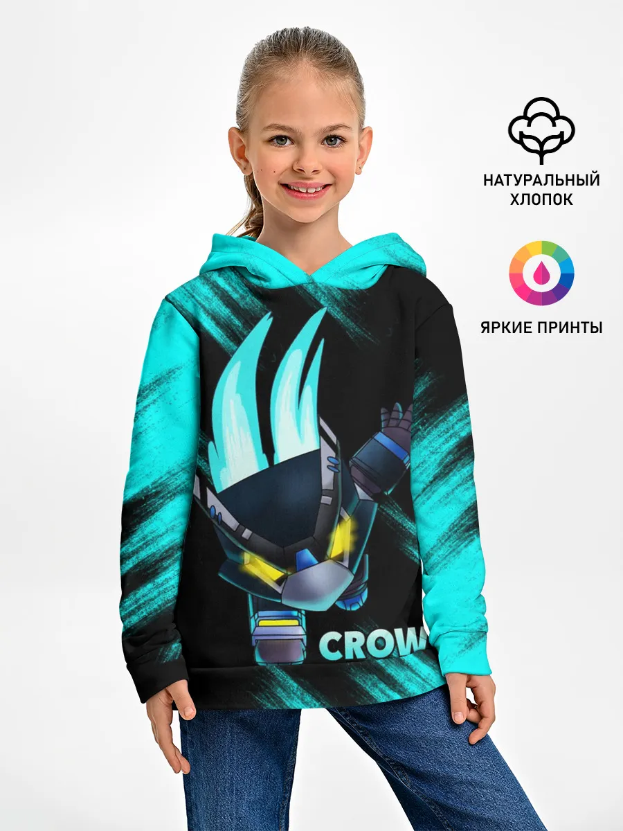 Детское худи / Brawl Stars CROW