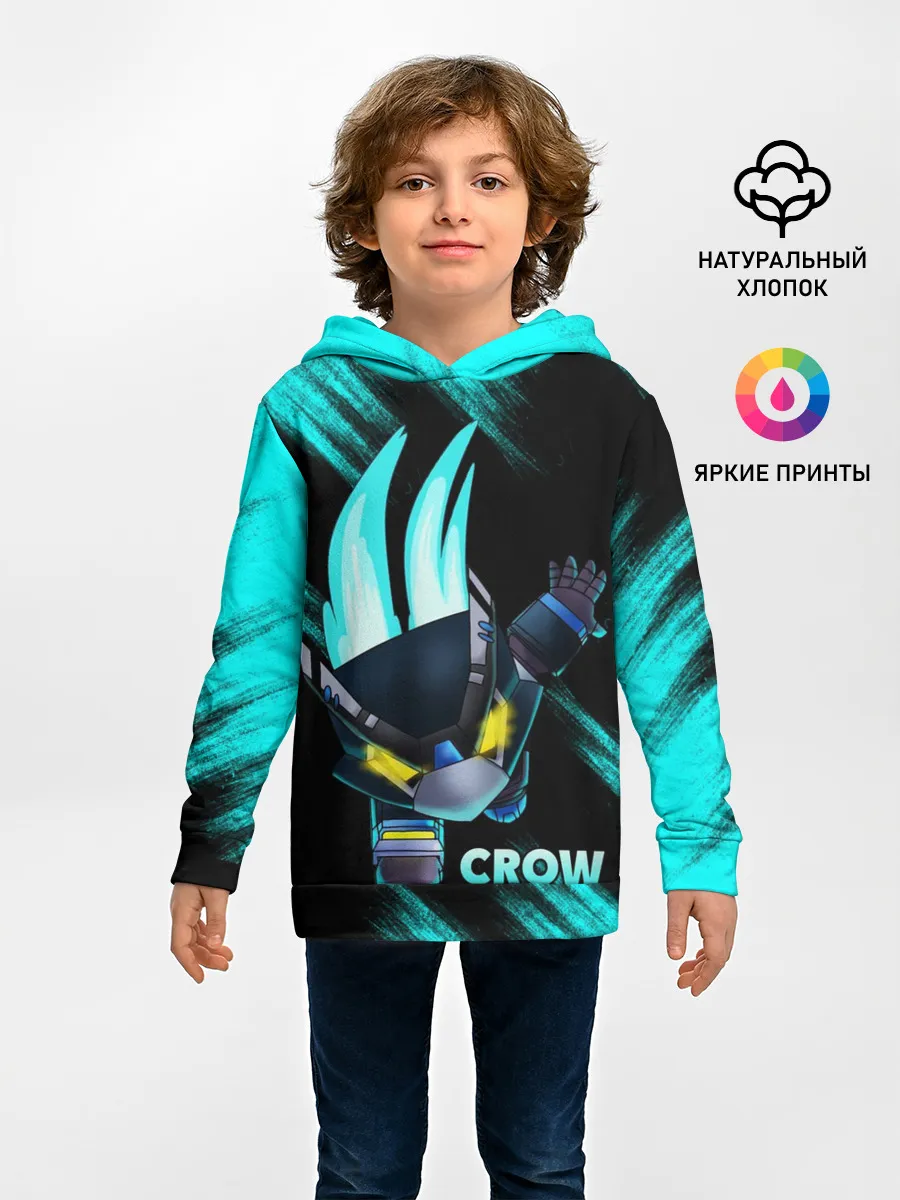 Детское худи / Brawl Stars CROW