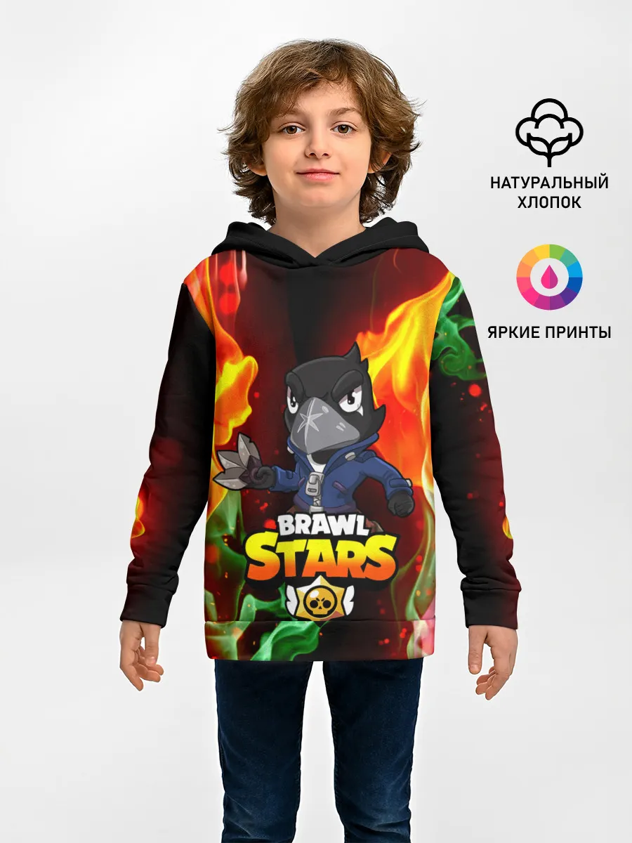 Детское худи / BRAWL STARS CROW