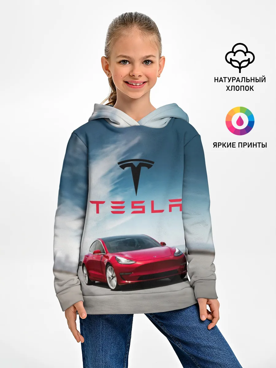 Детское худи / Tesla Model 3