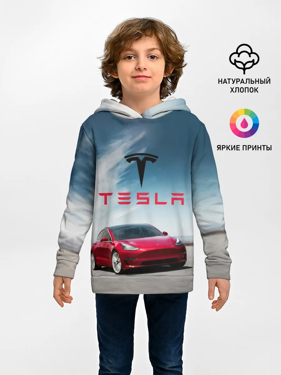 Детское худи / Tesla Model 3