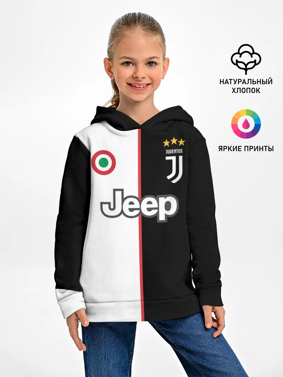 Детское худи / Ronaldo Juventus Home 19/20