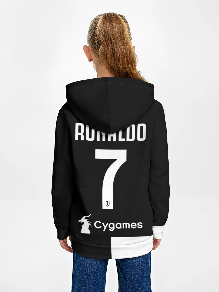 Детское худи / Ronaldo Juventus Home 19/20