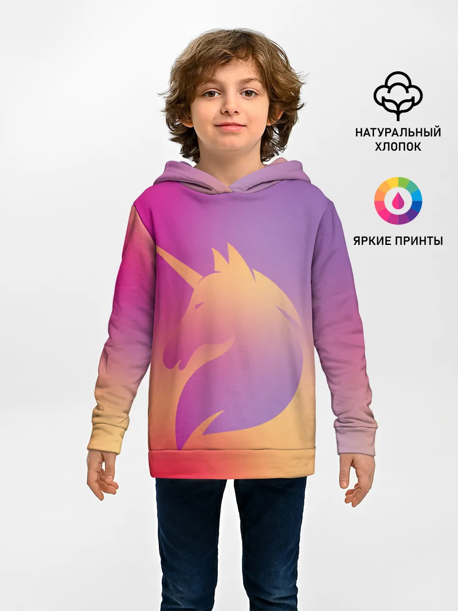 Детское худи / Unicorn gradient