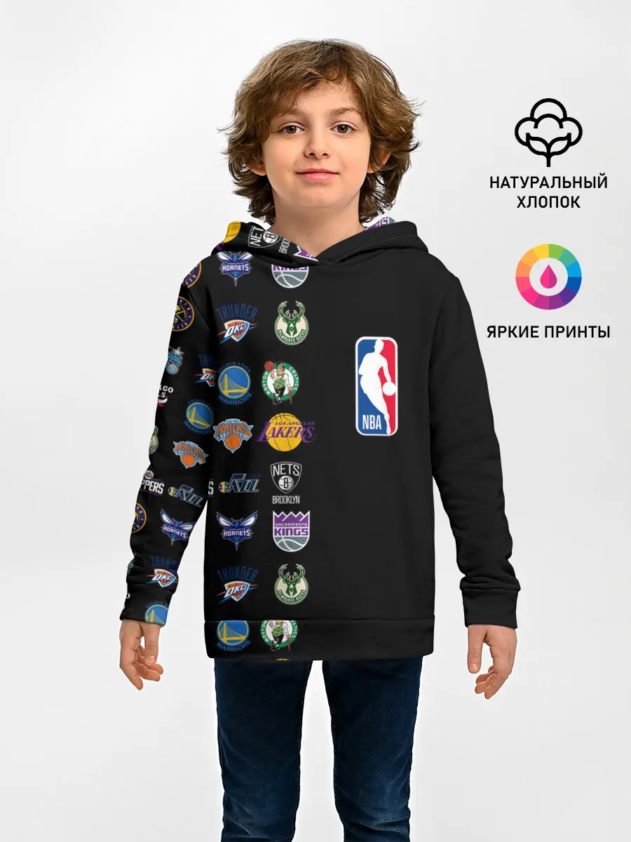 Детское худи / NBA (Team Logos 2)