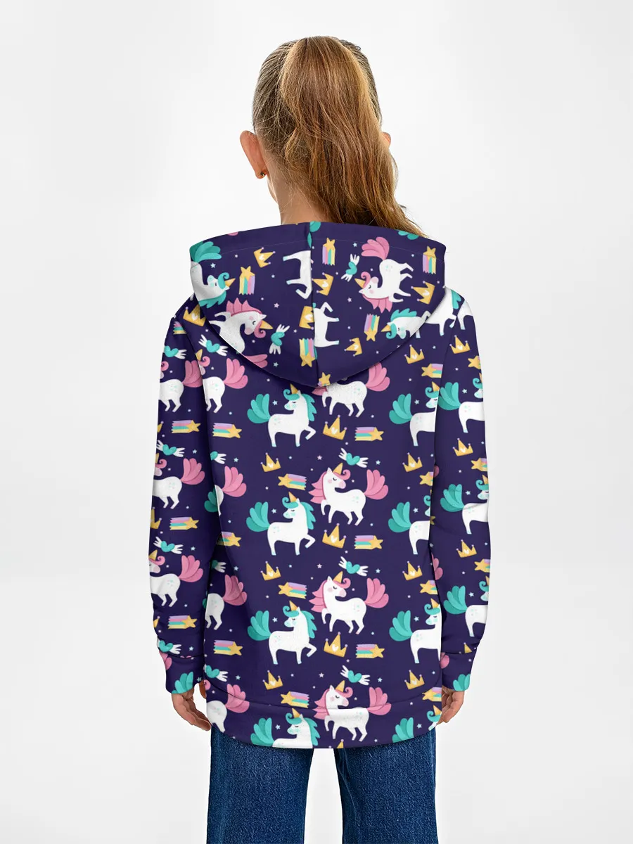 Детское худи / Unicorn pattern