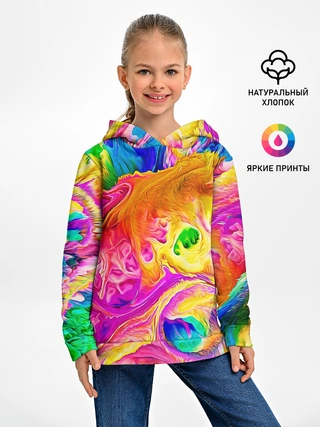 Детское худи / TIE DYE | ЯРКИЕ КРАСКИ