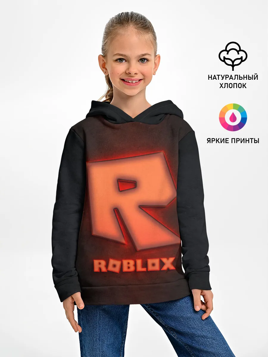 Детское худи / ROBLOX NEON RED