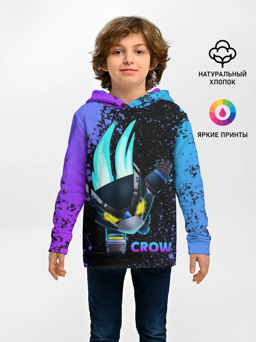 Детское худи / Brawl Stars CROW