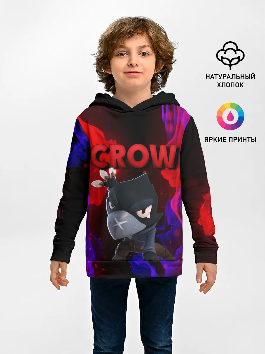 Детское худи / Brawl Stars CROW