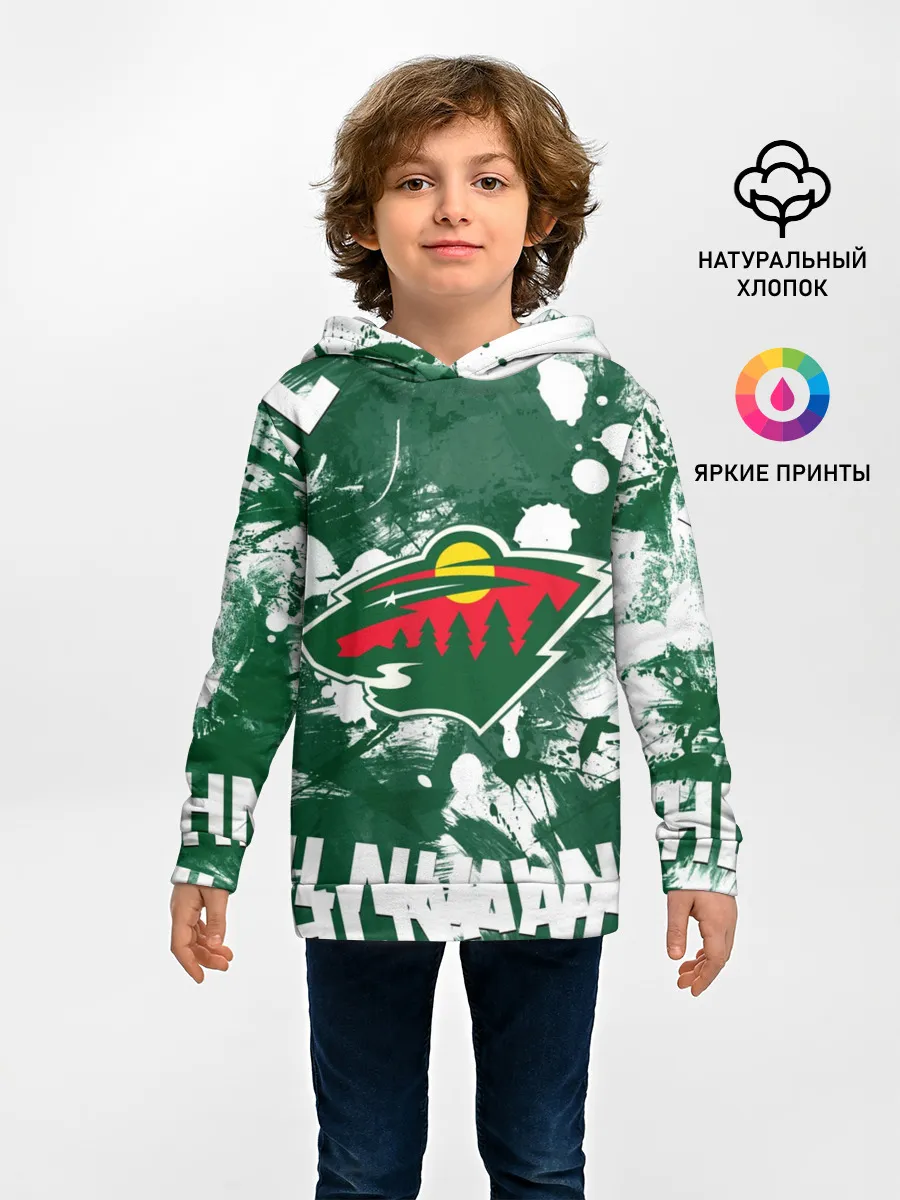 Детское худи / Minnesota Wild, Миннесота Уайлд