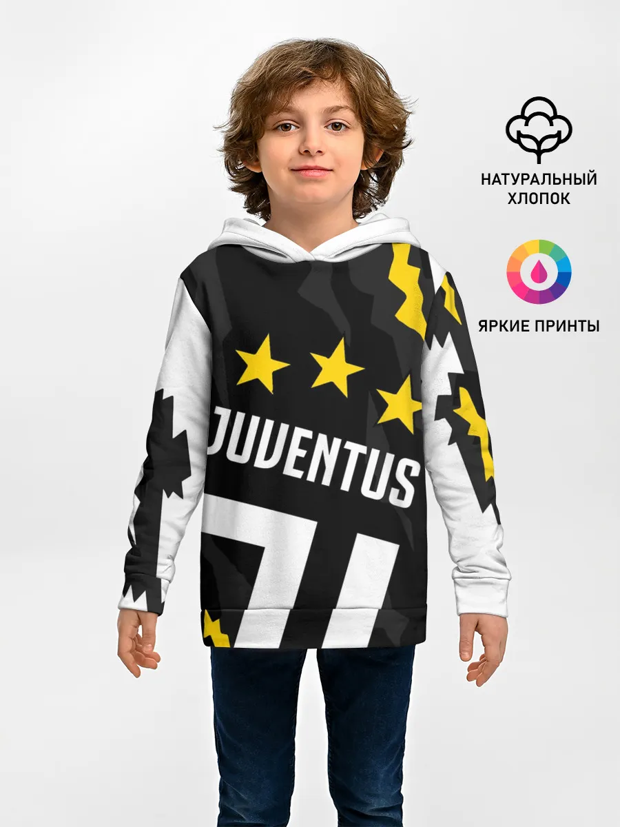 Детское худи / JUVENTUS / ЮВЕНТУС / ПОРЕЗЫ