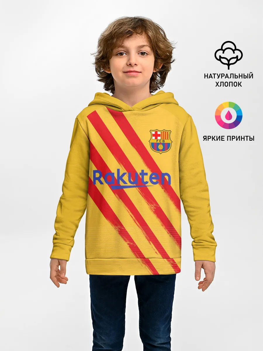 Детское худи / Barcelona 4-th kit 19-20