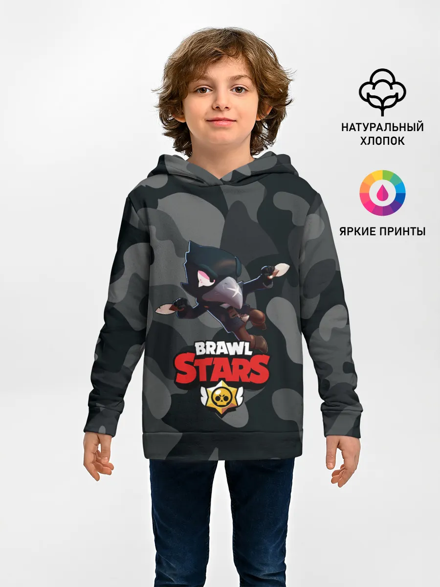 Детское худи / Brawl Stars CROW