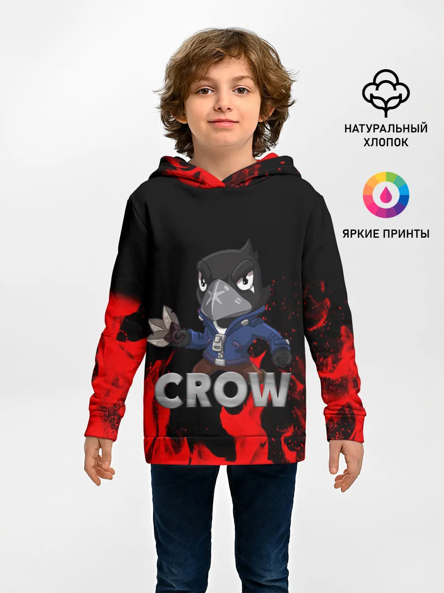 Детское худи / Brawl Stars CROW