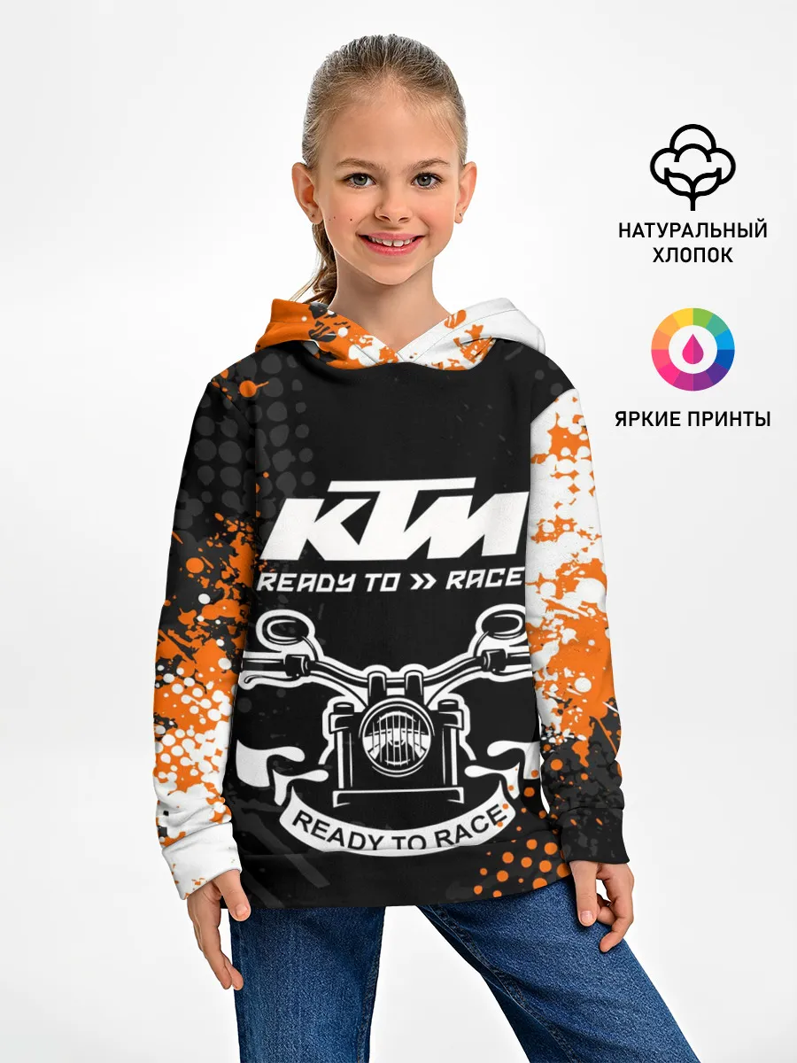 Детское худи / KTM MOTORCYCLES / КТМ МОТОЦИКЛЫ