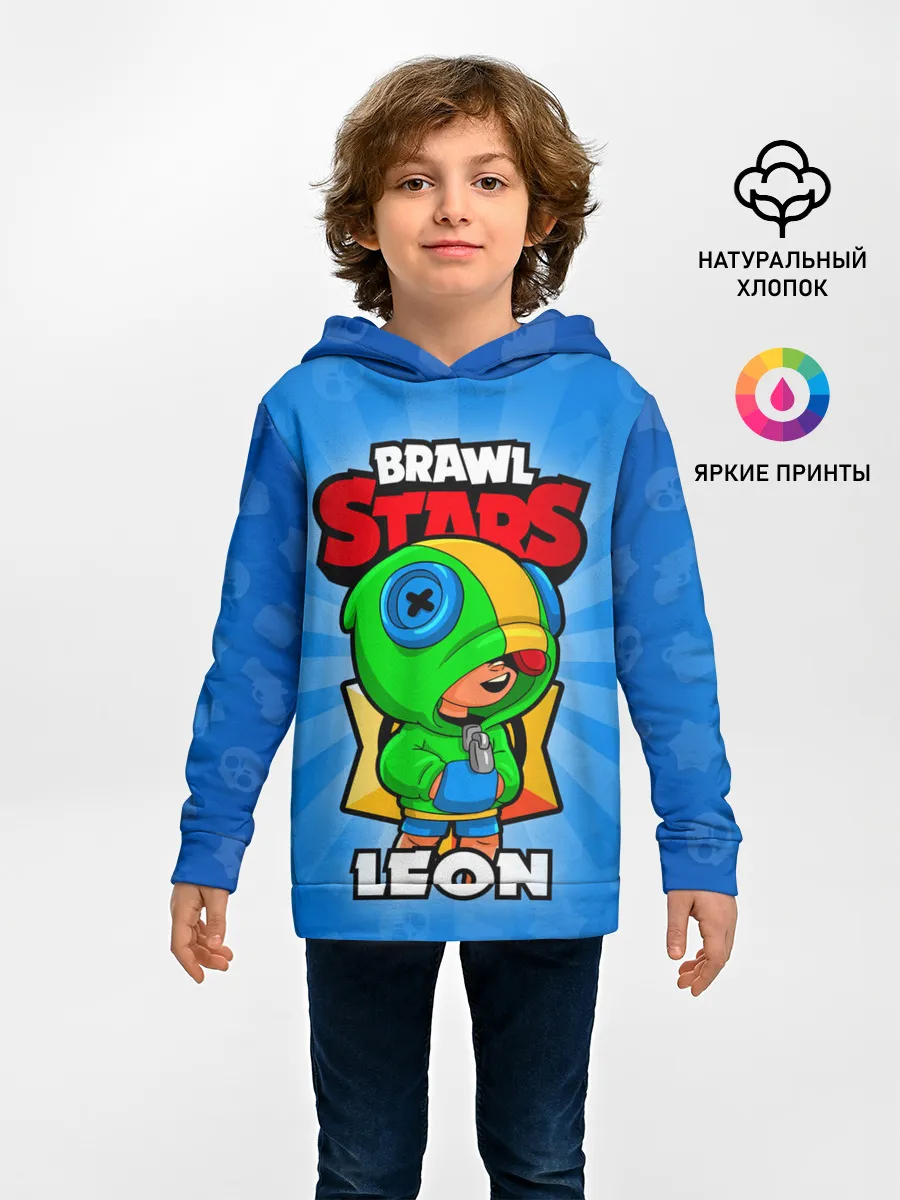 Детское худи / BRAWL STARS LEON