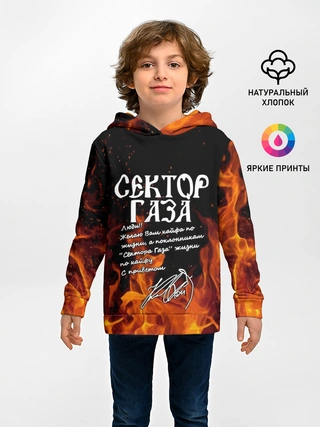 Детское худи / СЕКТОР ГАЗА FIRE