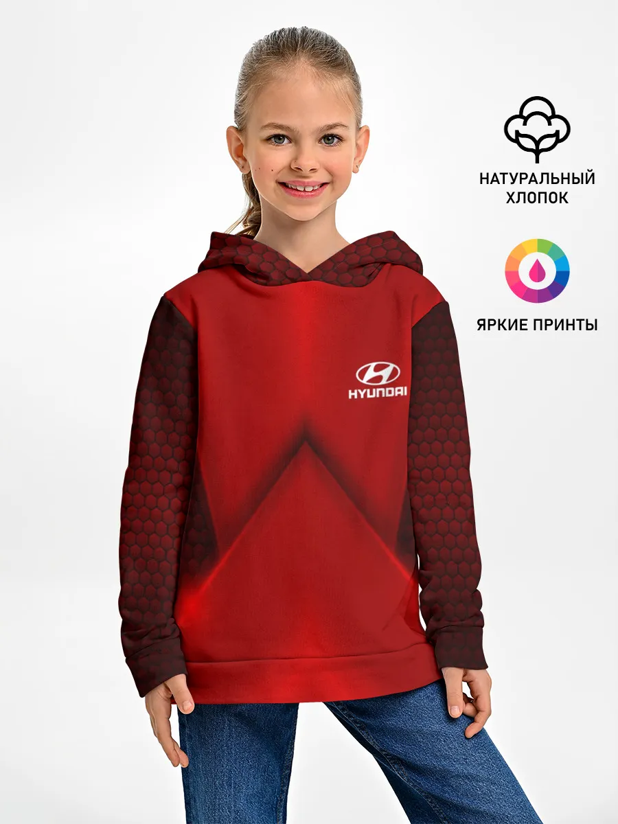 Детское худи / Hyundai car sport RED